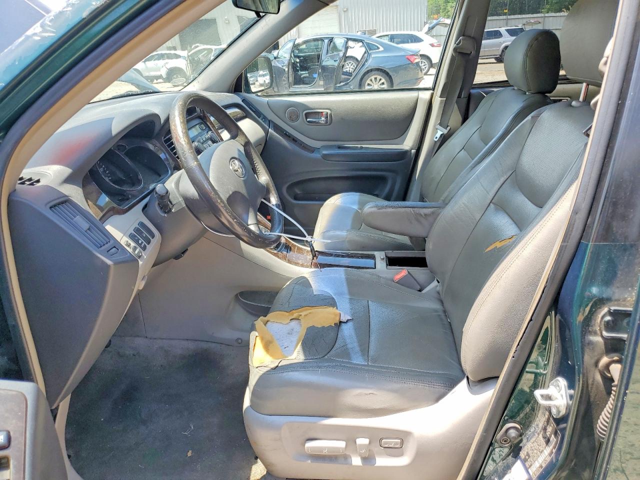 2003 Toyota Highlander Limited Зеленый vin: JTEGF21A930113851