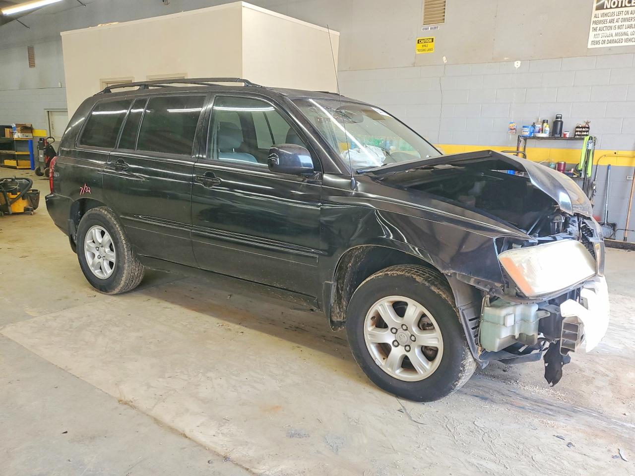 2001 Toyota Highlander Base Black vin: JTEGF21AX10025212