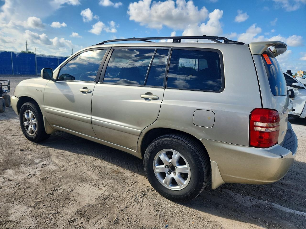 2002 Toyota Highlander Limited Tan vin: JTEGF21AX20032937