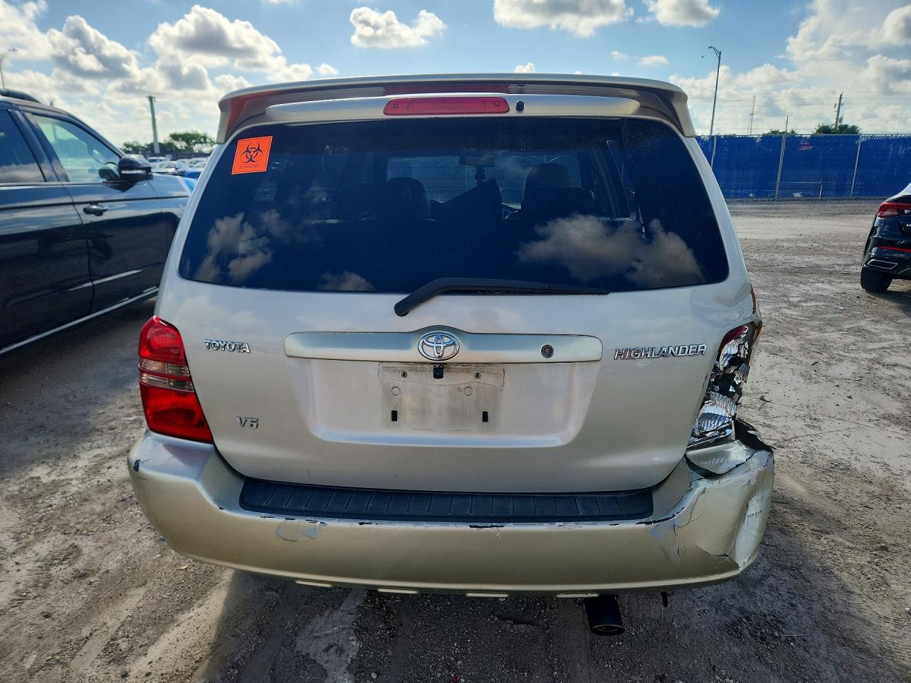 2002 Toyota Highlander Limited Tan vin: JTEGF21AX20032937
