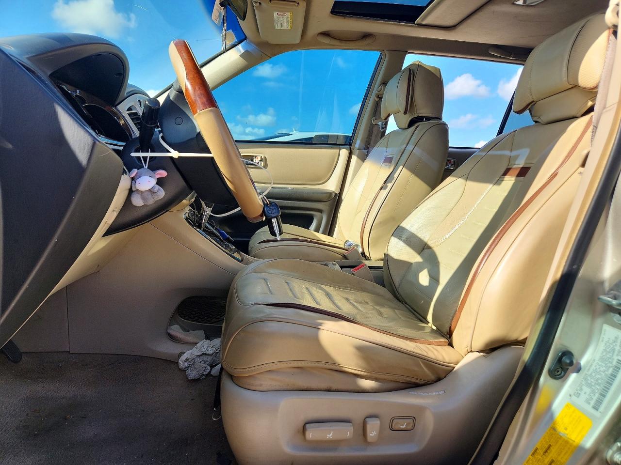 2002 Toyota Highlander Limited Tan vin: JTEGF21AX20032937