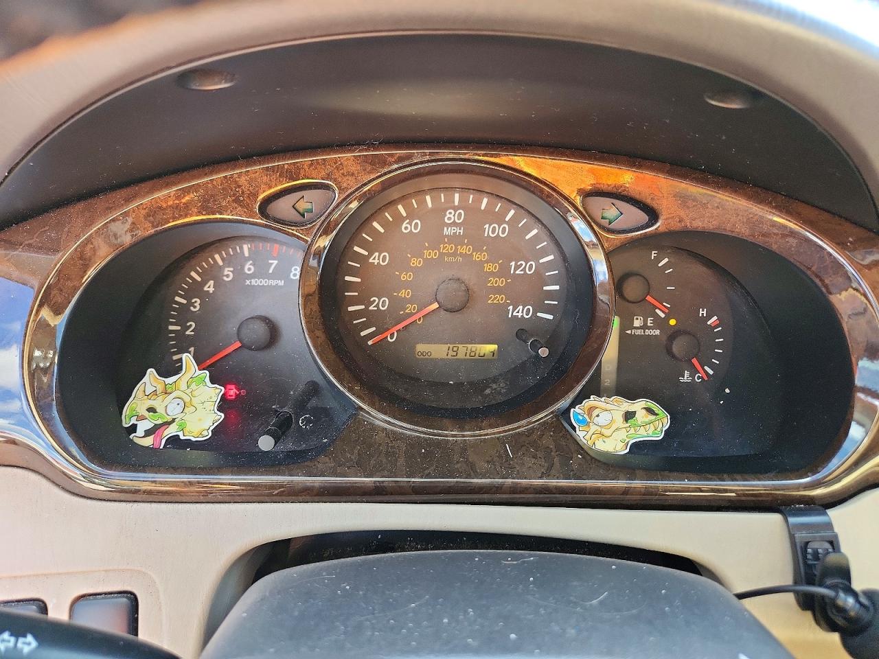 2002 Toyota Highlander Limited Tan vin: JTEGF21AX20032937