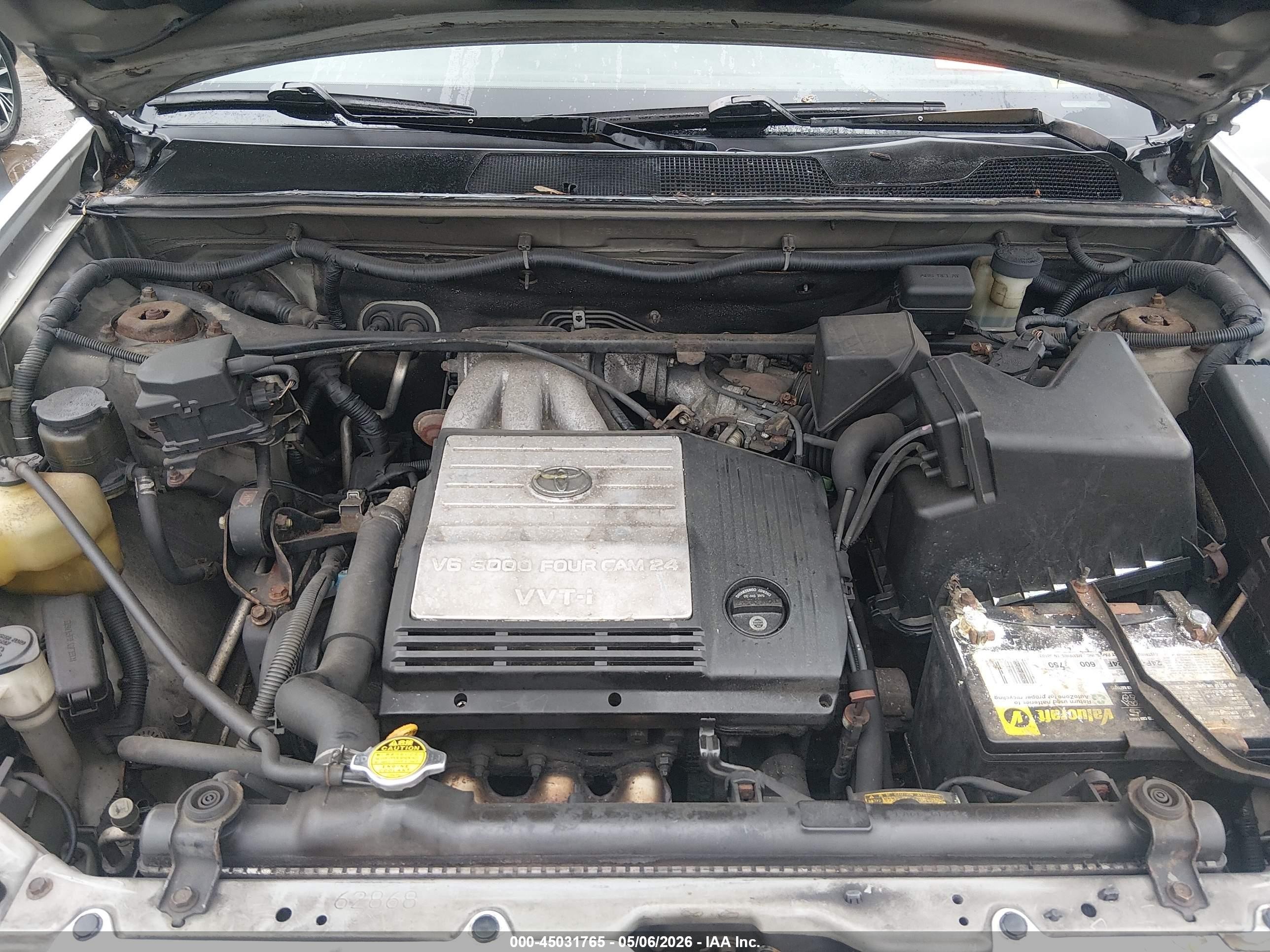 2002 Toyota Highlander Limited V6 Silver vin: JTEGF21AX20034509