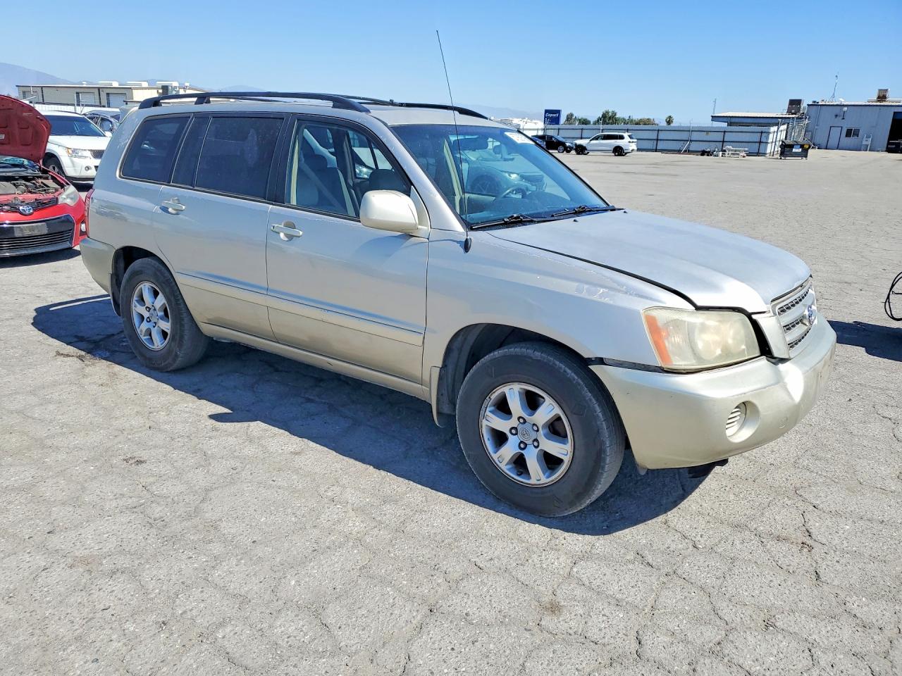 2002 Toyota Highlander Limited Золотой vin: JTEGF21AX20048815
