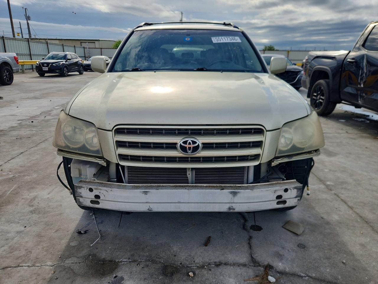2003 Toyota Highlander Limited Gold vin: JTEGF21AX30097529