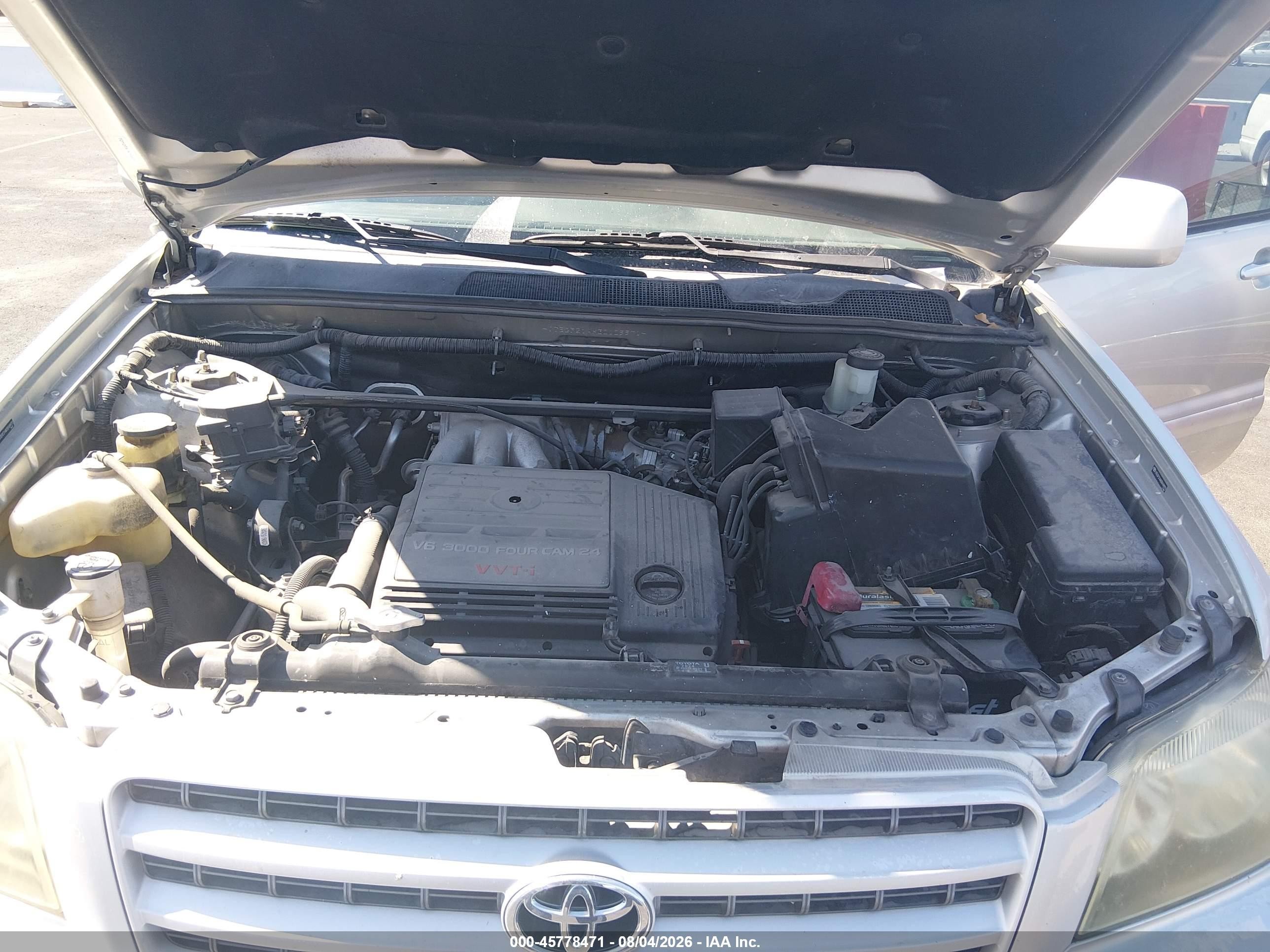 2003 Toyota Highlander Limited Silver vin: JTEGF21AX30109971