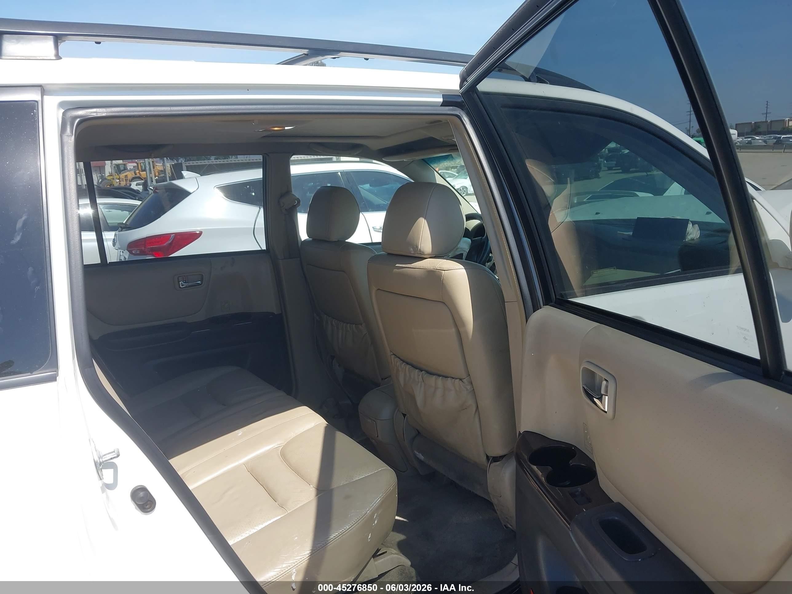 2003 Toyota Highlander Limited V6 Белый vin: JTEGF21AX30117293
