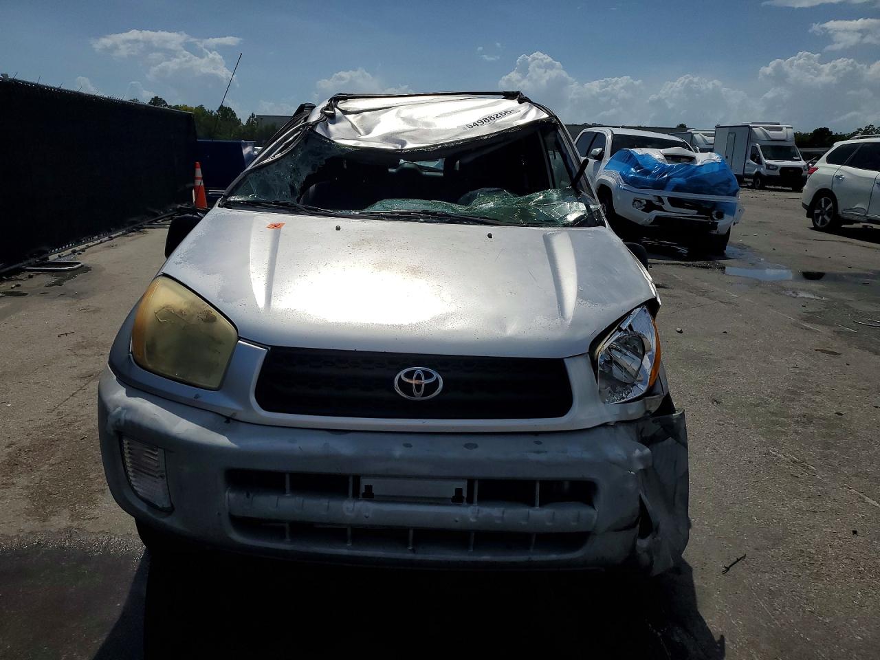 2001 Toyota Rav4 Base Silver vin: JTEGH20V010001306