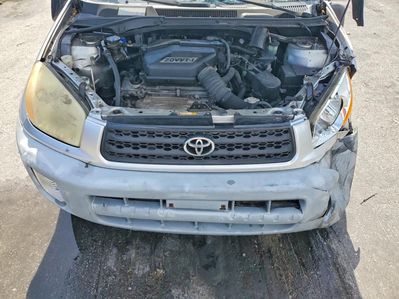 2001 Toyota Rav4 Base Silver vin: JTEGH20V010001306