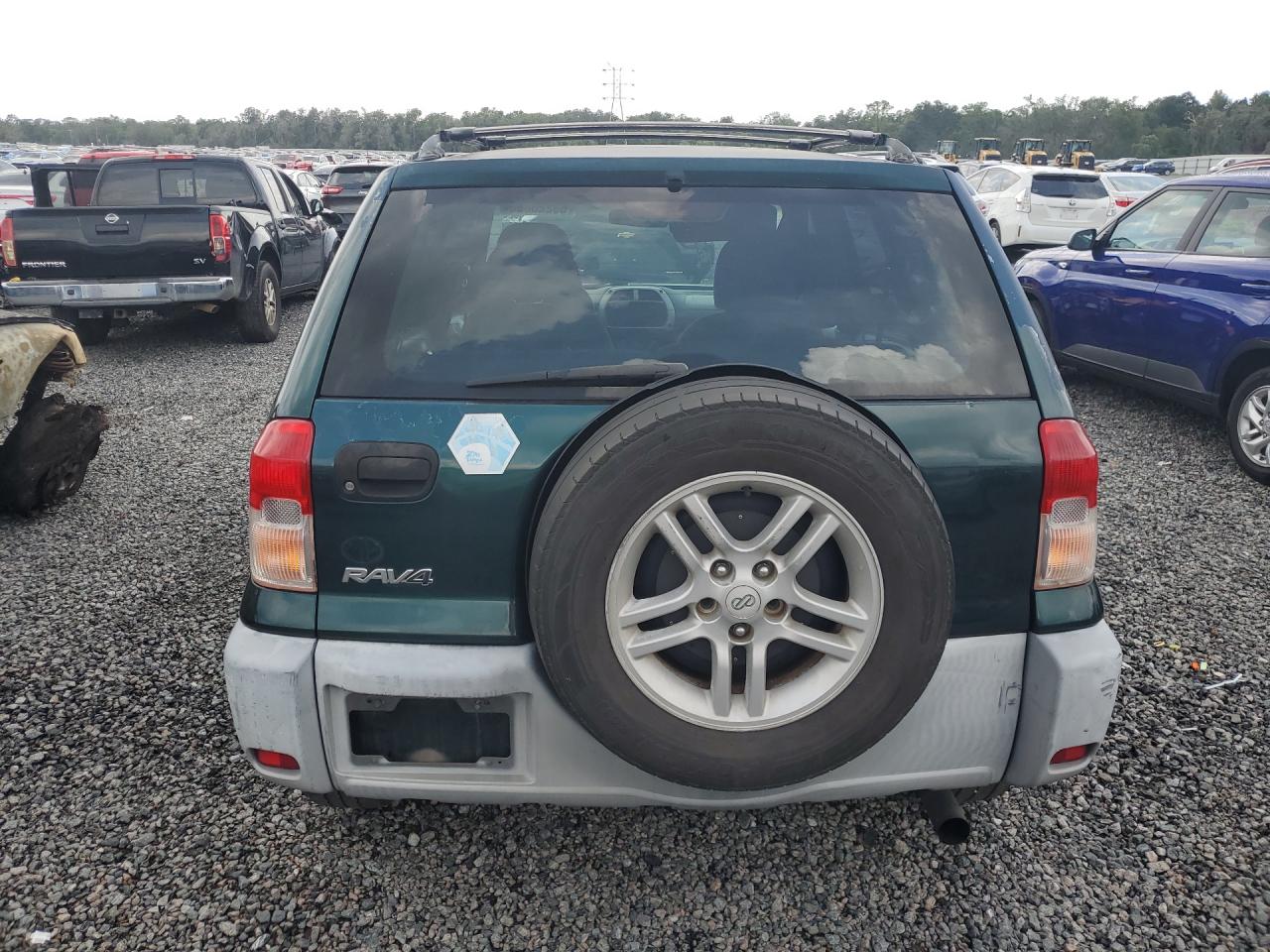 2001 Toyota Rav4 Base Green vin: JTEGH20V010014749