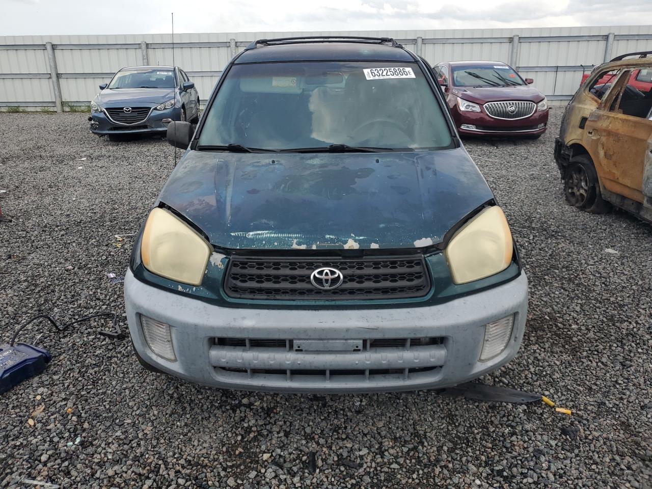 2001 Toyota Rav4 Base Green vin: JTEGH20V010014749