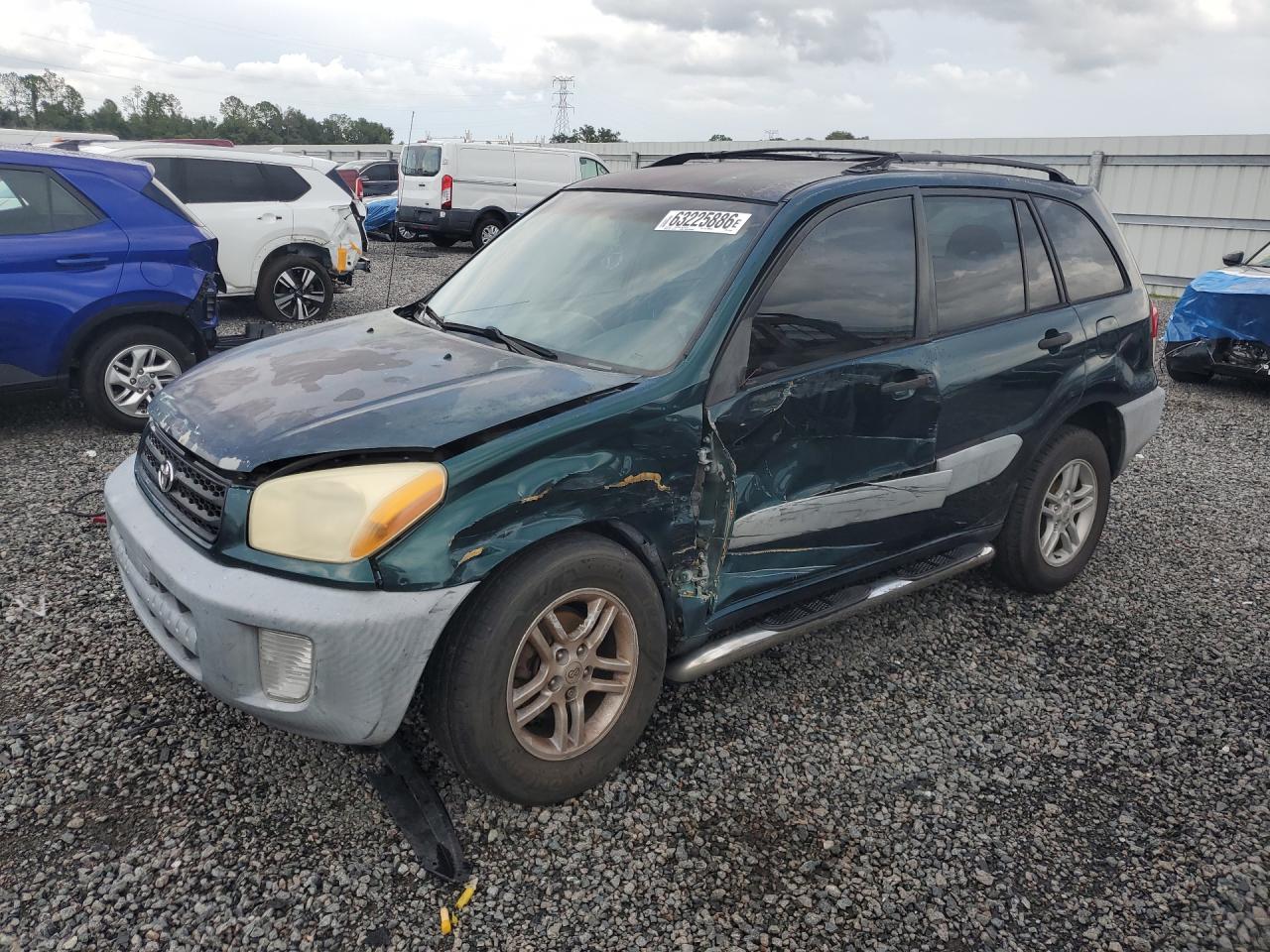 2001 Toyota Rav4 Base Green vin: JTEGH20V010014749