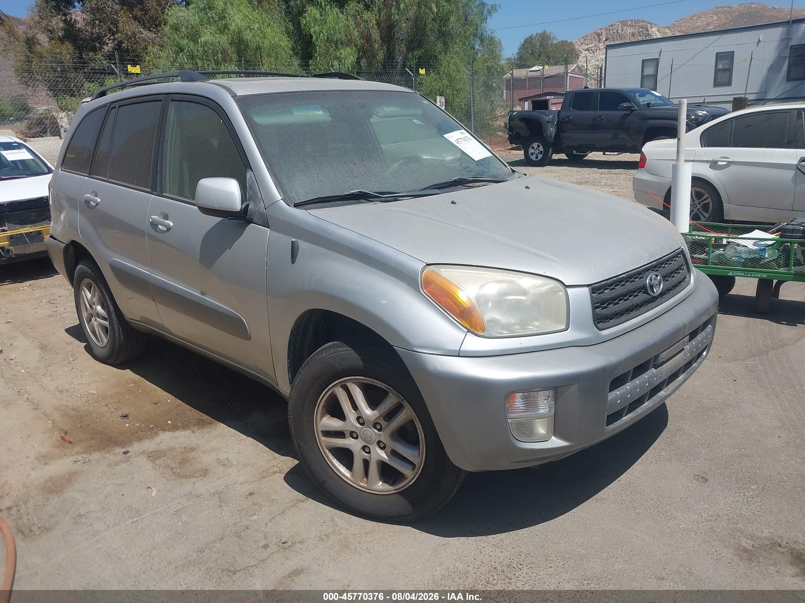 2001 Toyota Rav4   Silver vin: JTEGH20V010020941