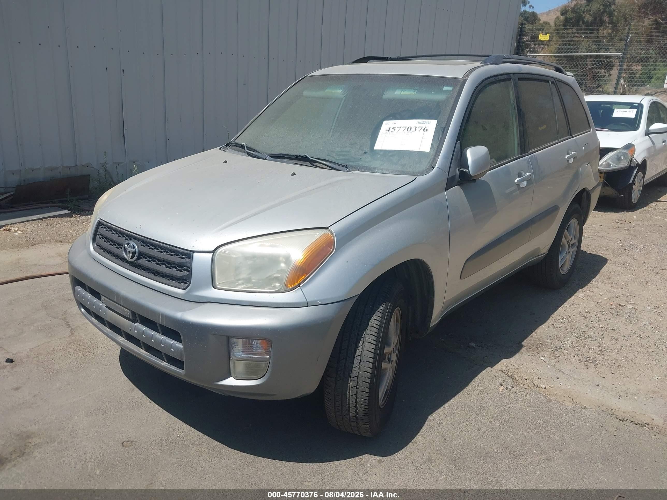 2001 Toyota Rav4   Silver vin: JTEGH20V010020941