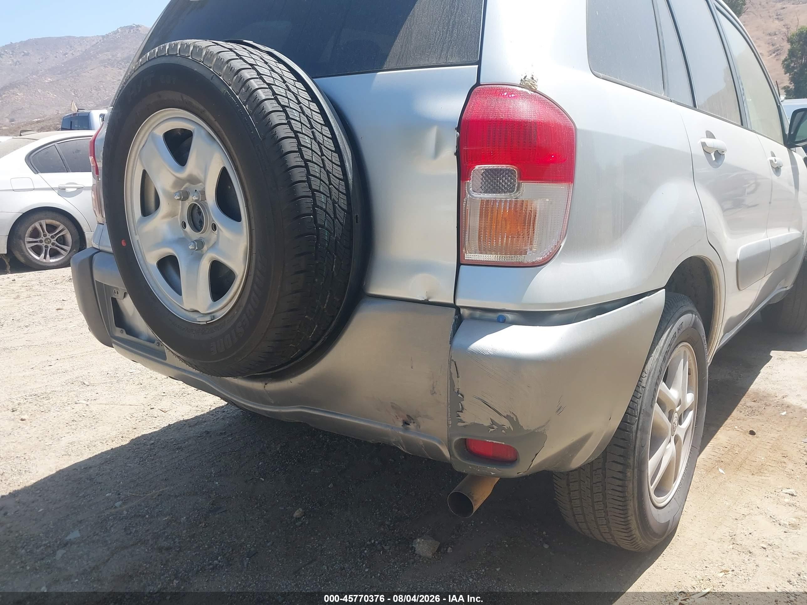 2001 Toyota Rav4   Silver vin: JTEGH20V010020941