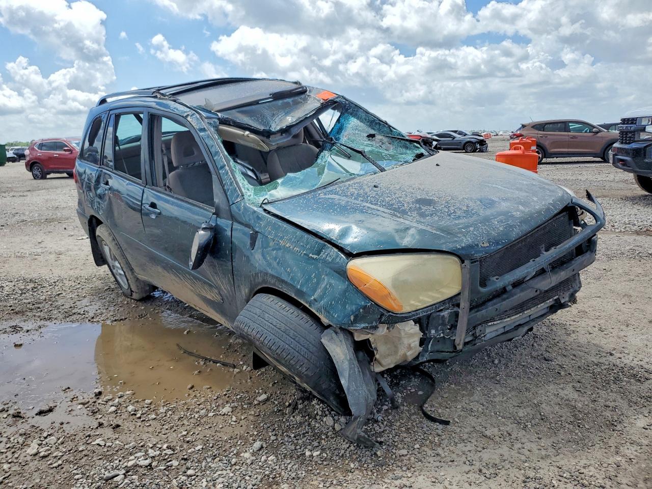2002 Toyota Rav4 Base Teal vin: JTEGH20V020052239