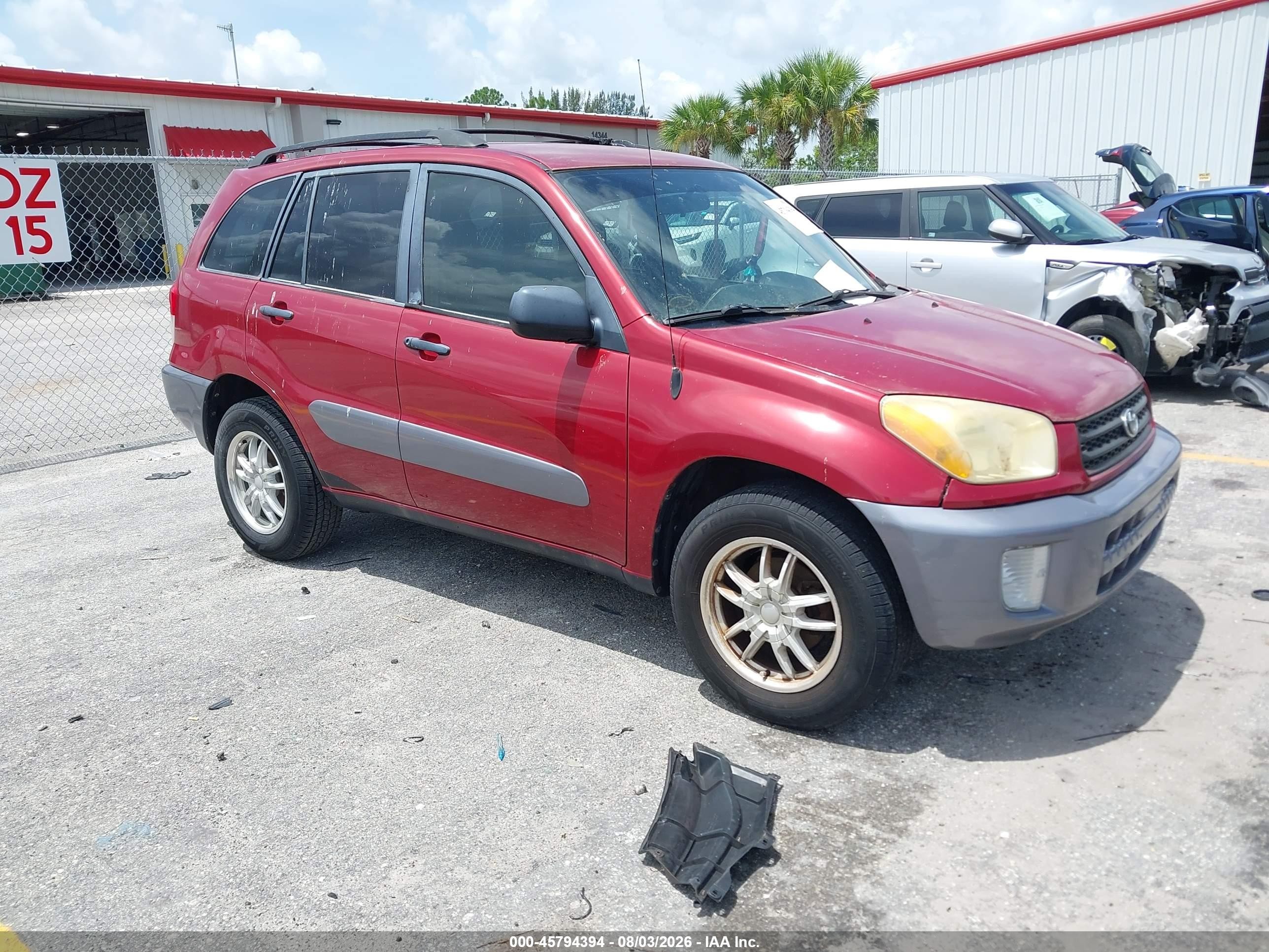2002 Toyota Rav4   Red vin: JTEGH20V020058672