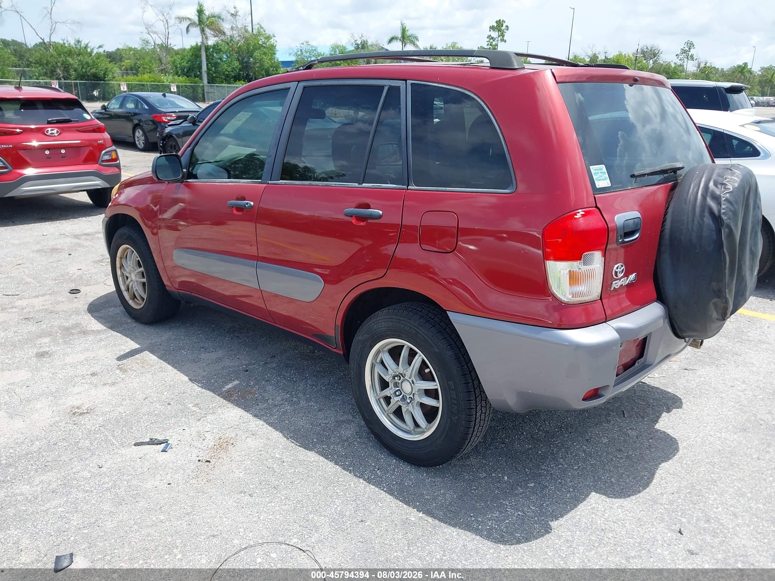 2002 Toyota Rav4   Red vin: JTEGH20V020058672