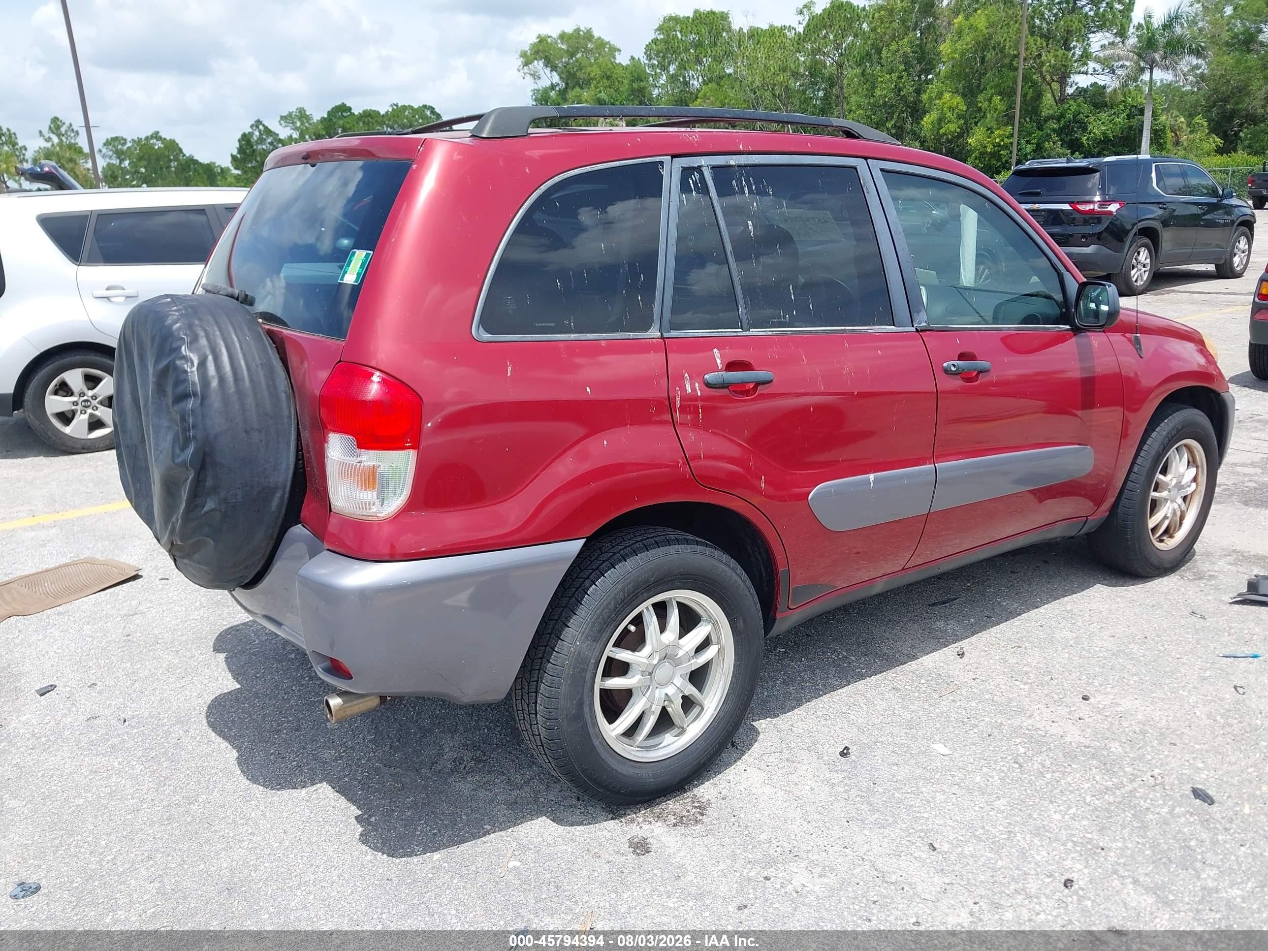 2002 Toyota Rav4   Red vin: JTEGH20V020058672