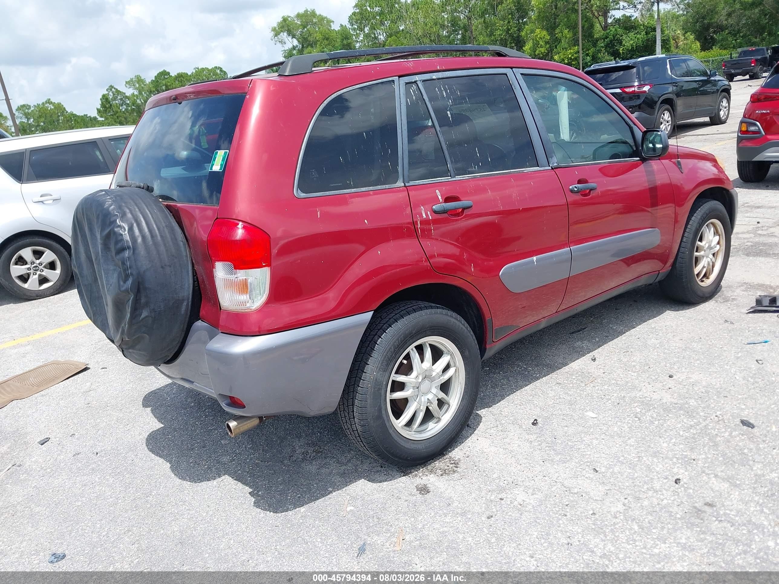 2002 Toyota Rav4   Red vin: JTEGH20V020058672