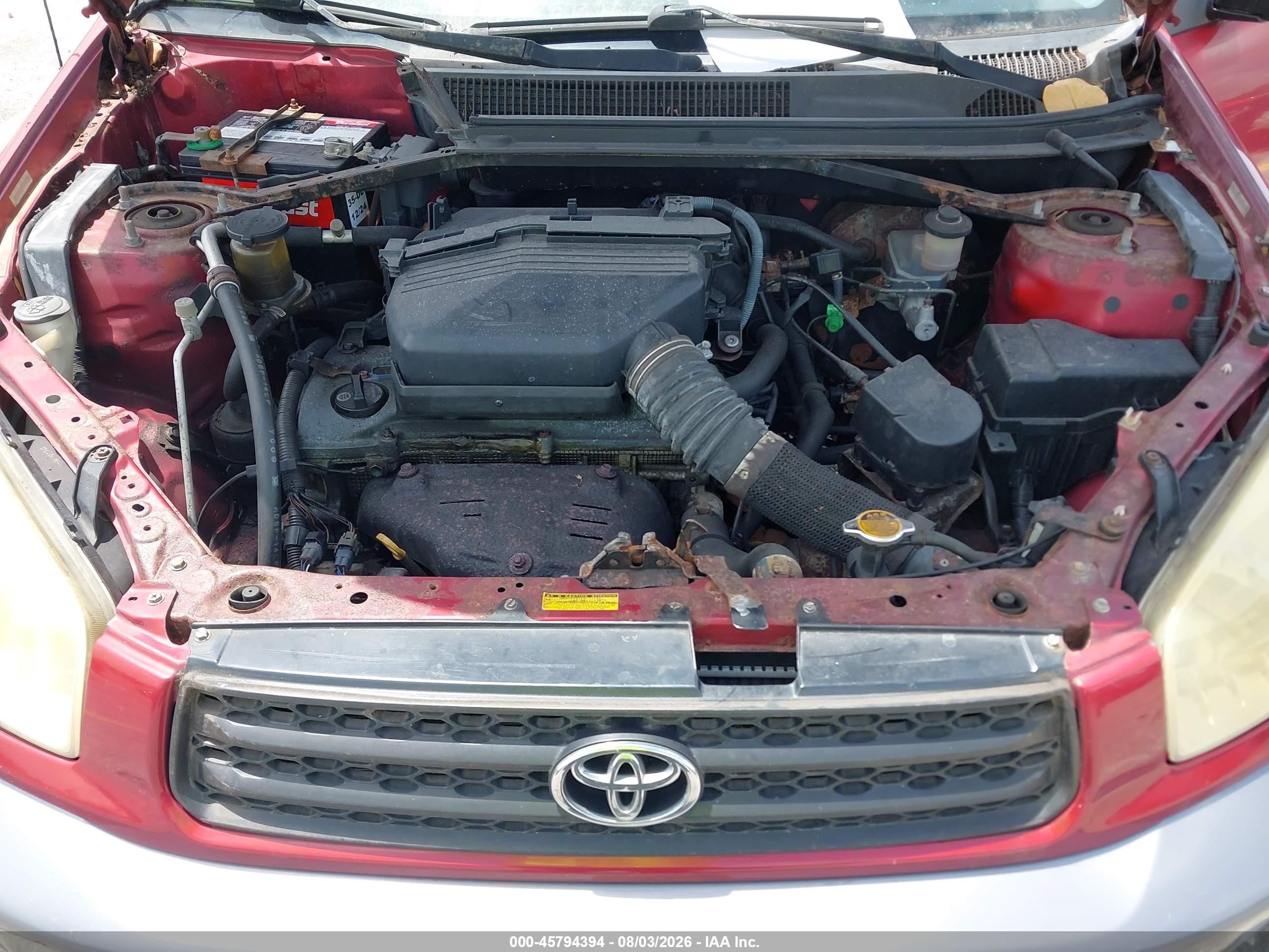 2002 Toyota Rav4   Red vin: JTEGH20V020058672
