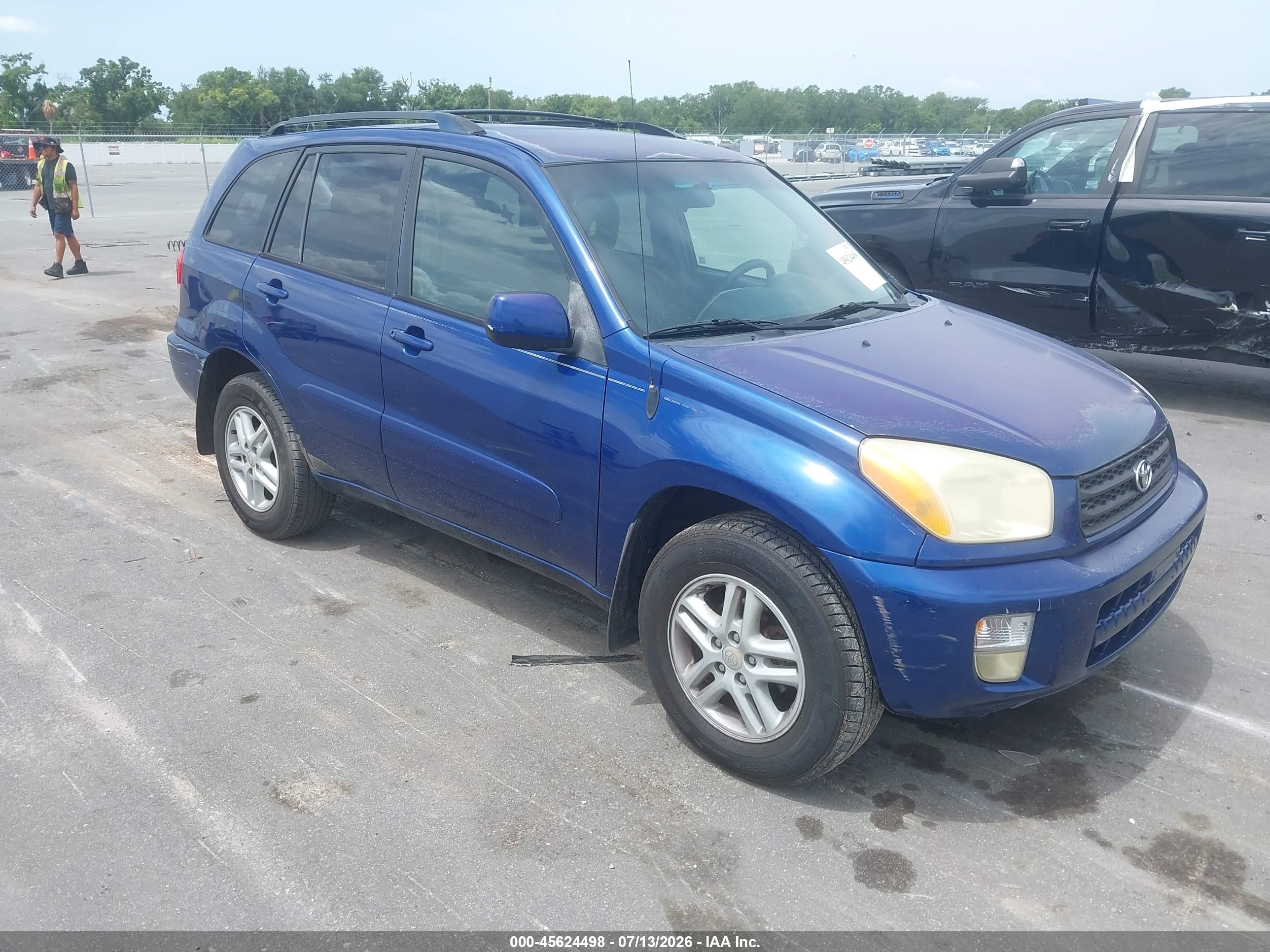 2002 Toyota Rav4   Blue vin: JTEGH20V020064648