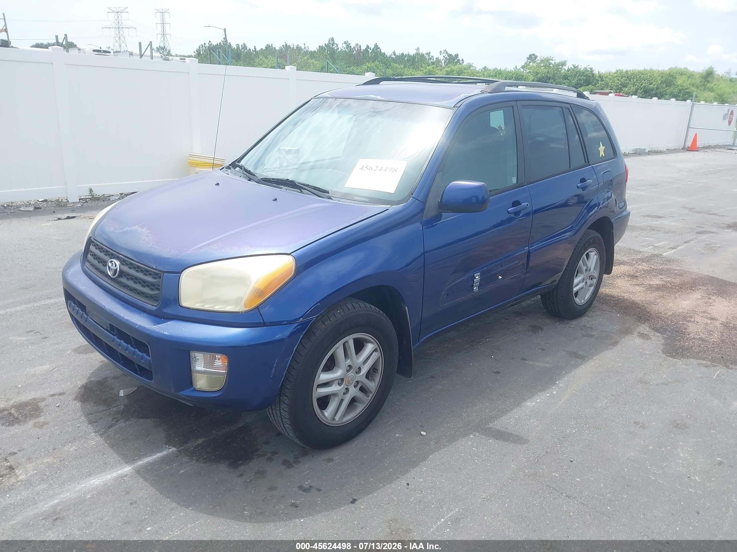 2002 Toyota Rav4   Blue vin: JTEGH20V020064648