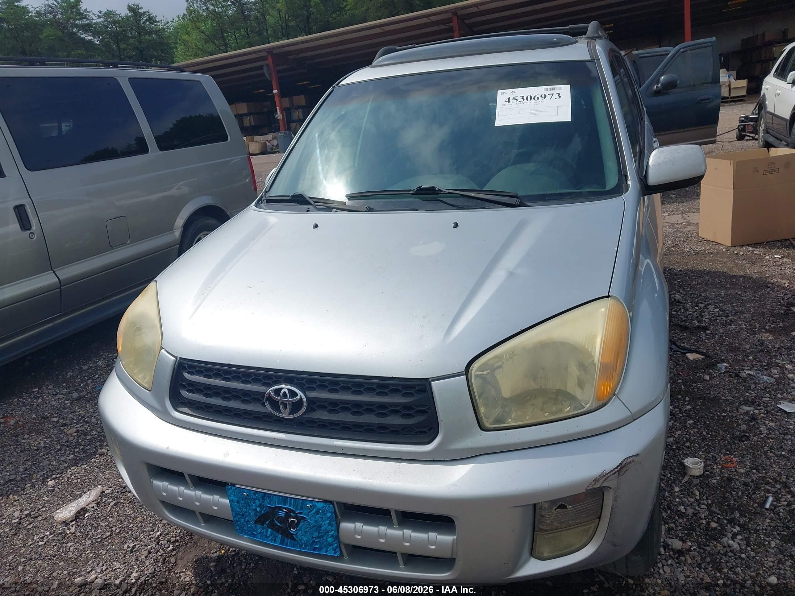 2002 Toyota Rav4   Silver vin: JTEGH20V020073656
