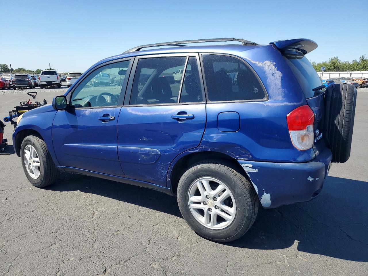 2002 Toyota Rav4 Base Синий vin: JTEGH20V026004074