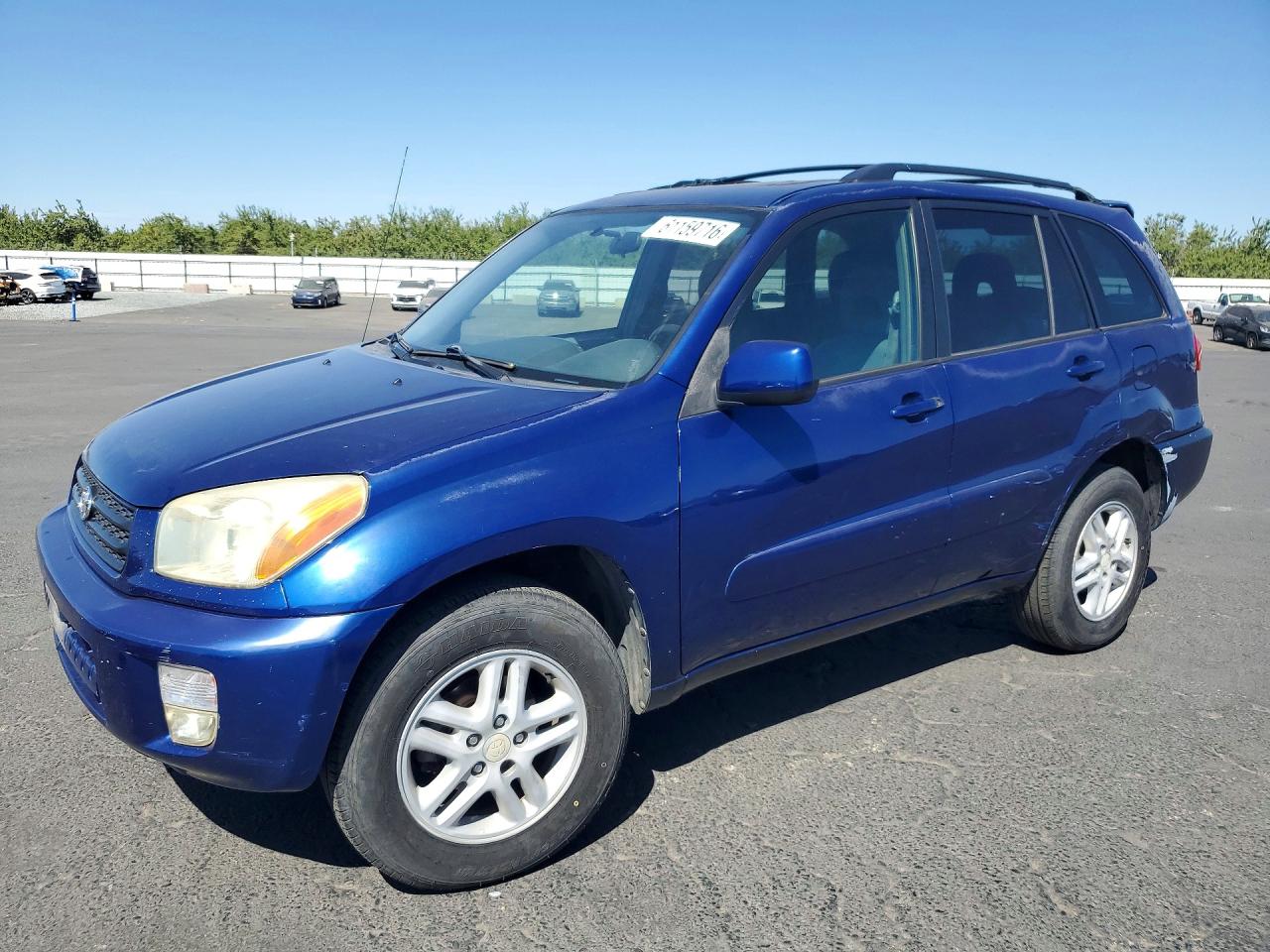 2002 Toyota Rav4 Base Синий vin: JTEGH20V026004074