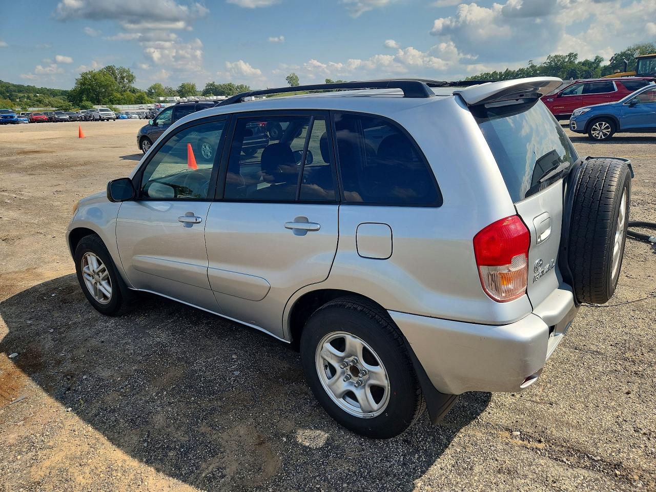 2003 Toyota Rav4 Base Silver vin: JTEGH20V030090698