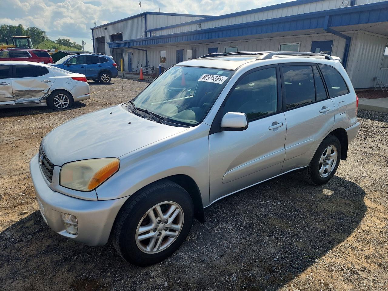 2003 Toyota Rav4 Base Silver vin: JTEGH20V030090698