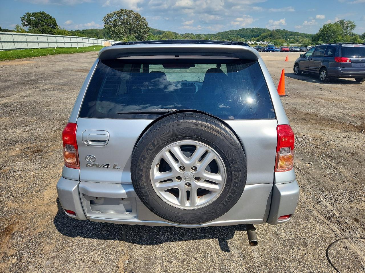 2003 Toyota Rav4 Base Silver vin: JTEGH20V030090698