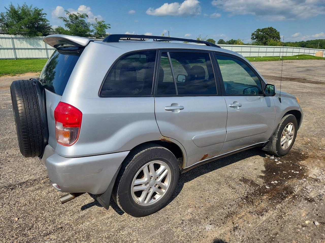 2003 Toyota Rav4 Base Silver vin: JTEGH20V030090698