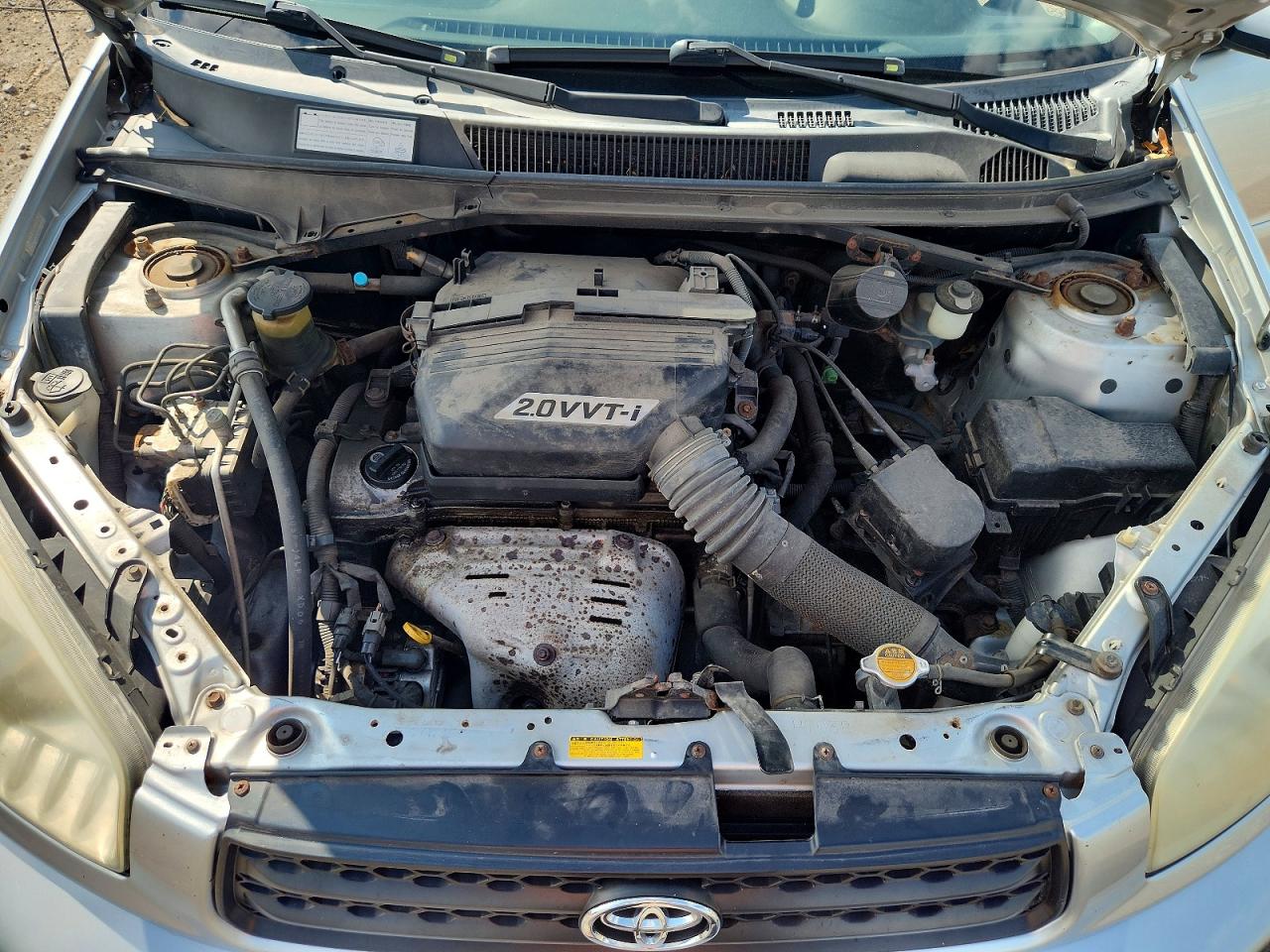 2003 Toyota Rav4 Base Silver vin: JTEGH20V030090698