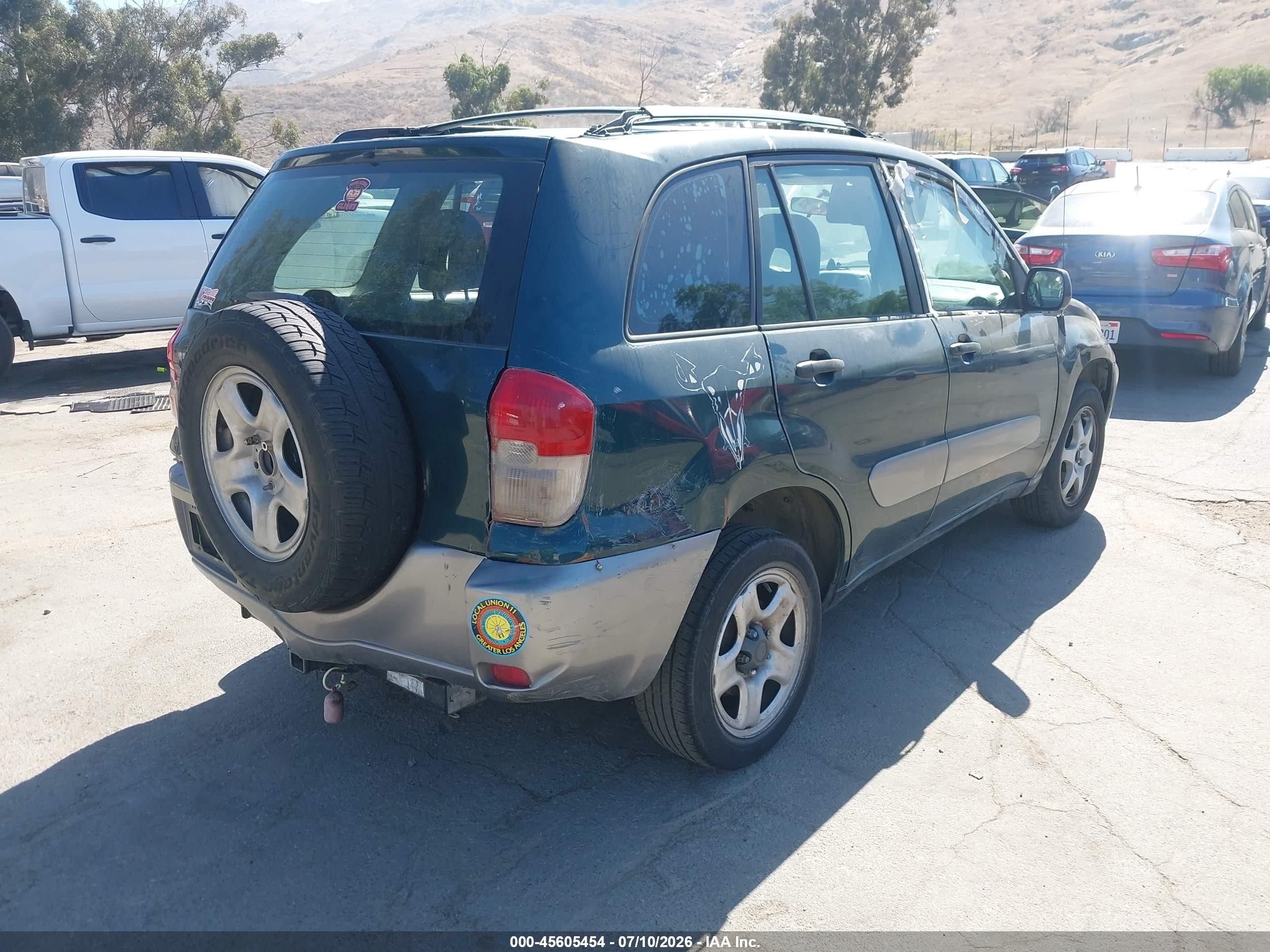2003 Toyota Rav4   Green vin: JTEGH20V030108603