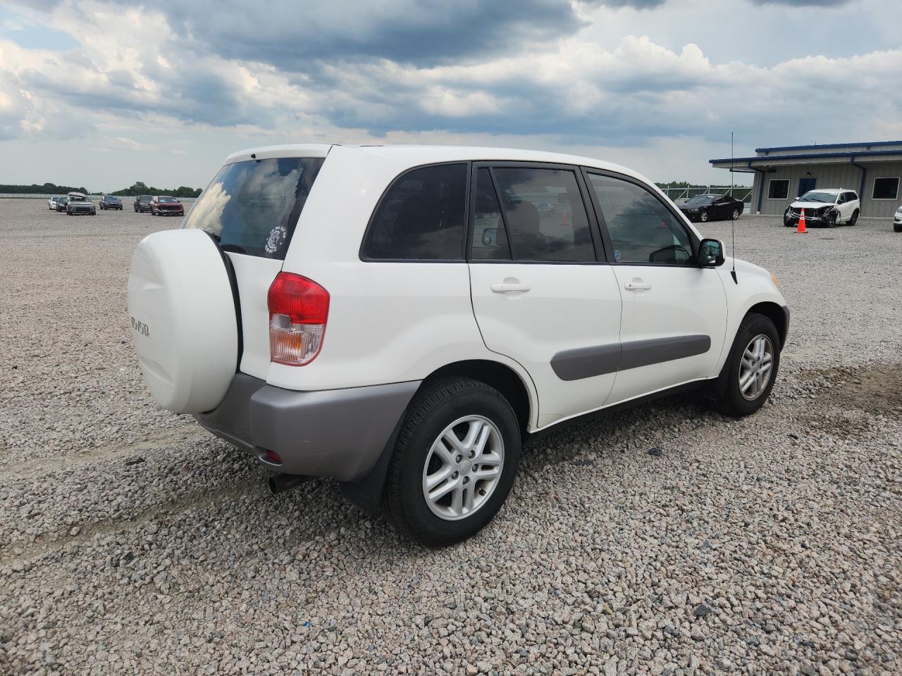 2001 Toyota Rav4 Base White vin: JTEGH20V110004456