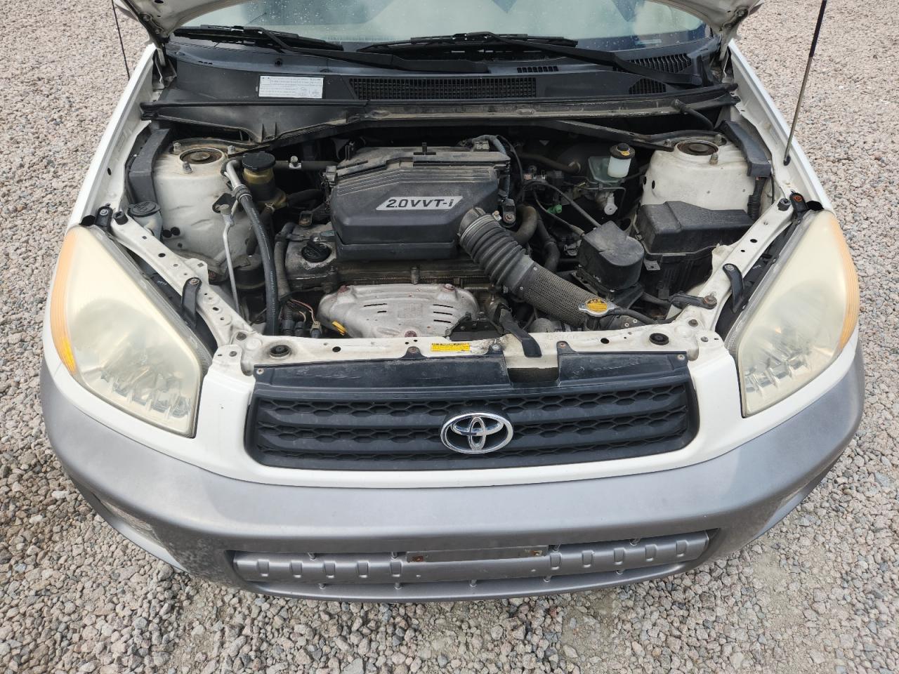 2001 Toyota Rav4 Base White vin: JTEGH20V110004456