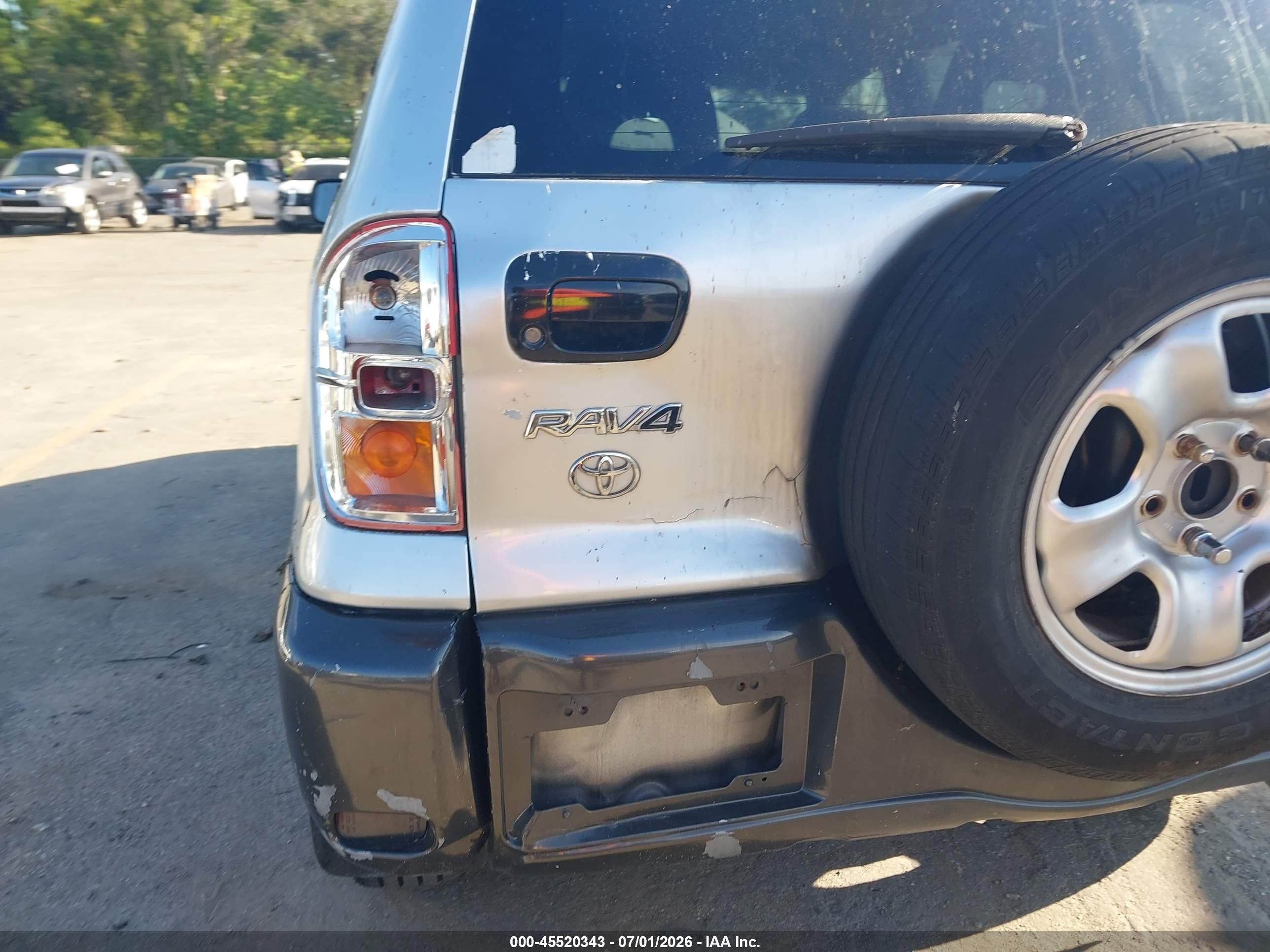 2001 Toyota Rav4   Silver vin: JTEGH20V110004599
