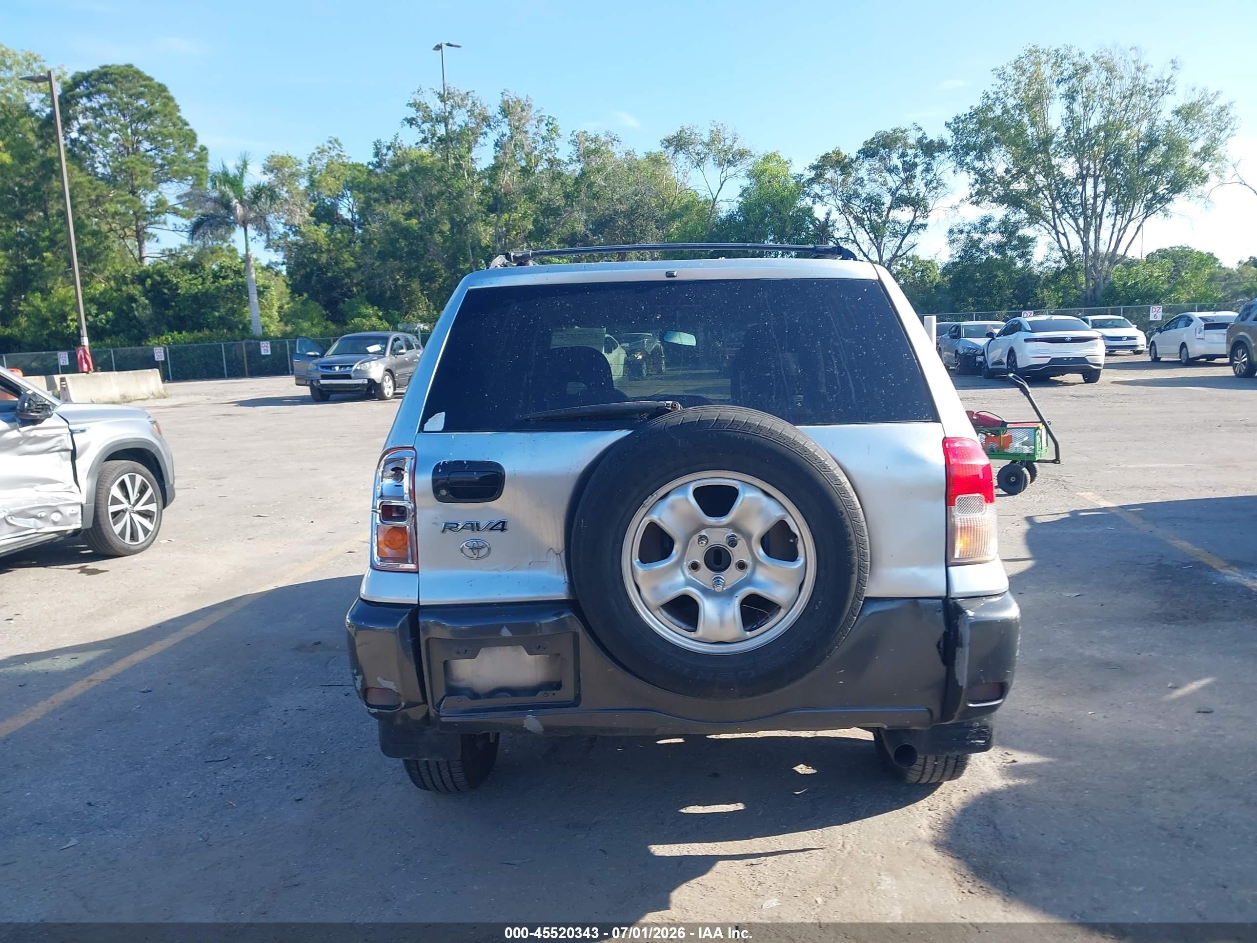 2001 Toyota Rav4   Silver vin: JTEGH20V110004599