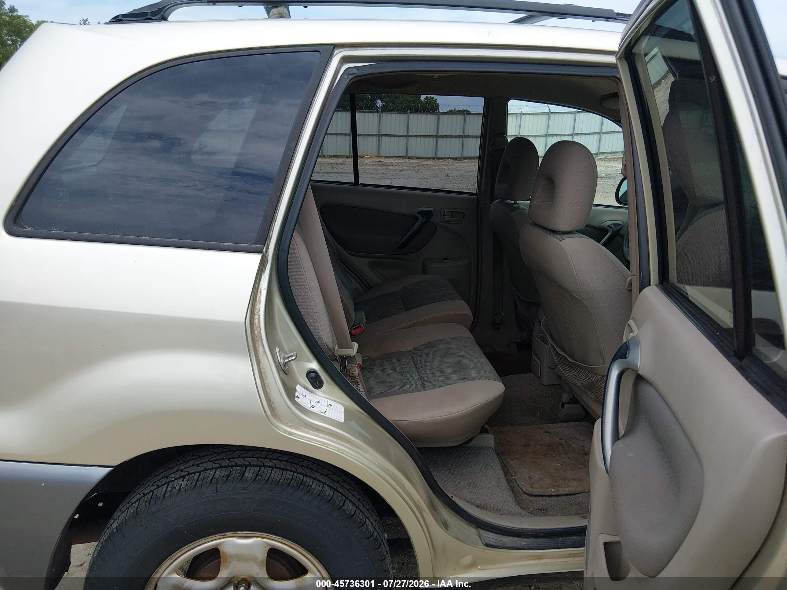 2002 Toyota Rav4   Желто-коричневый vin: JTEGH20V120048622