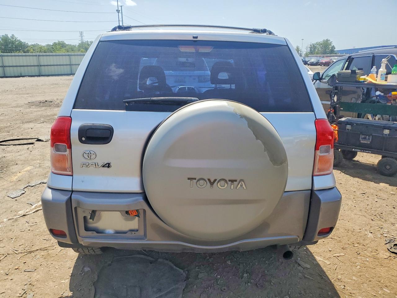 2002 Toyota Rav4 Base Silver vin: JTEGH20V120051245