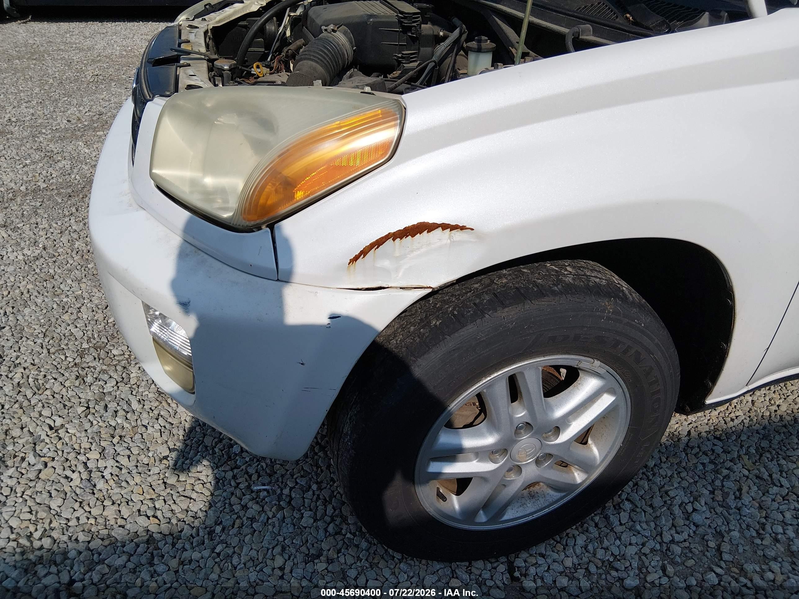 2002 Toyota Rav4   Белый vin: JTEGH20V120061452