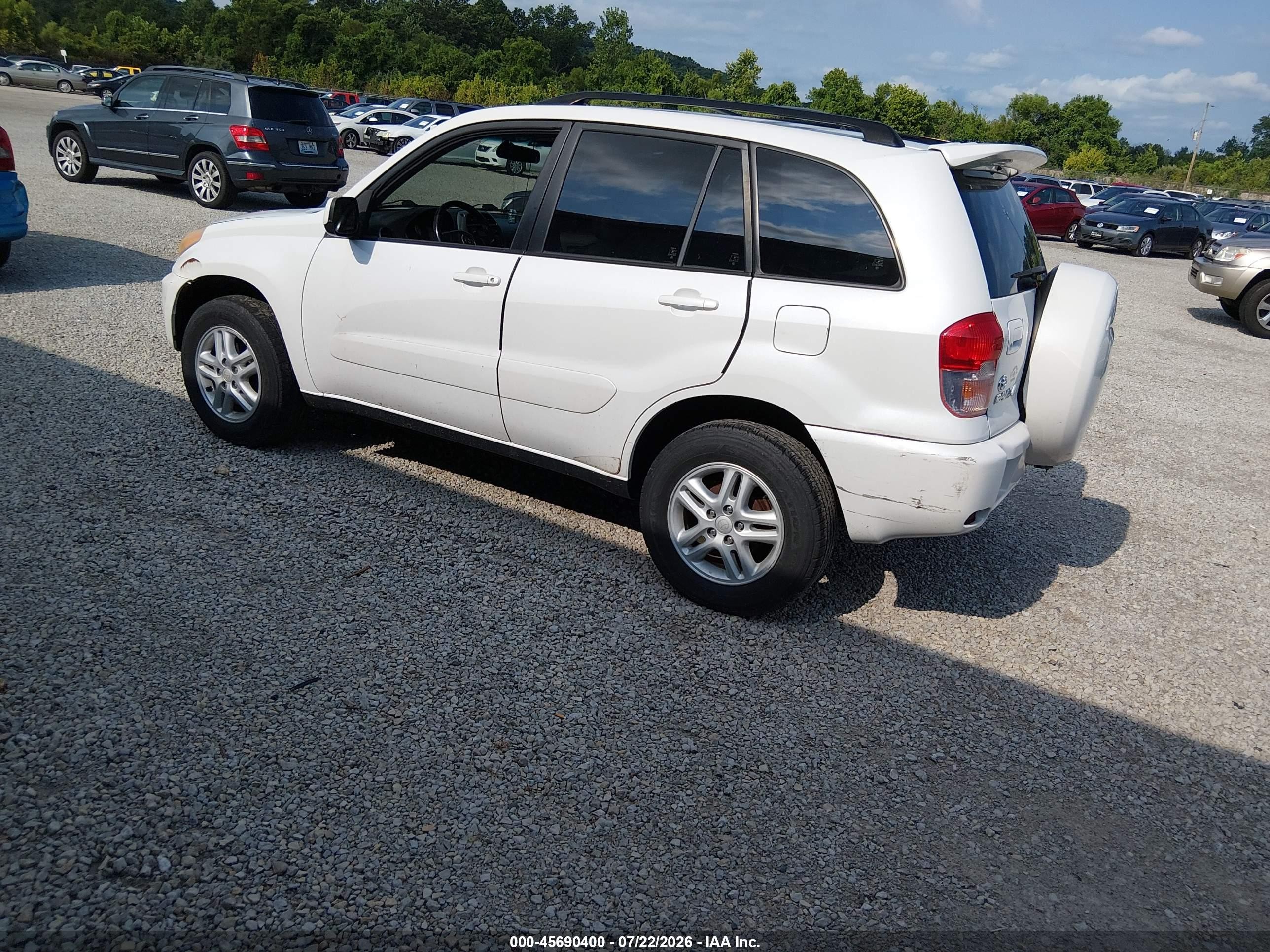 2002 Toyota Rav4   Белый vin: JTEGH20V120061452