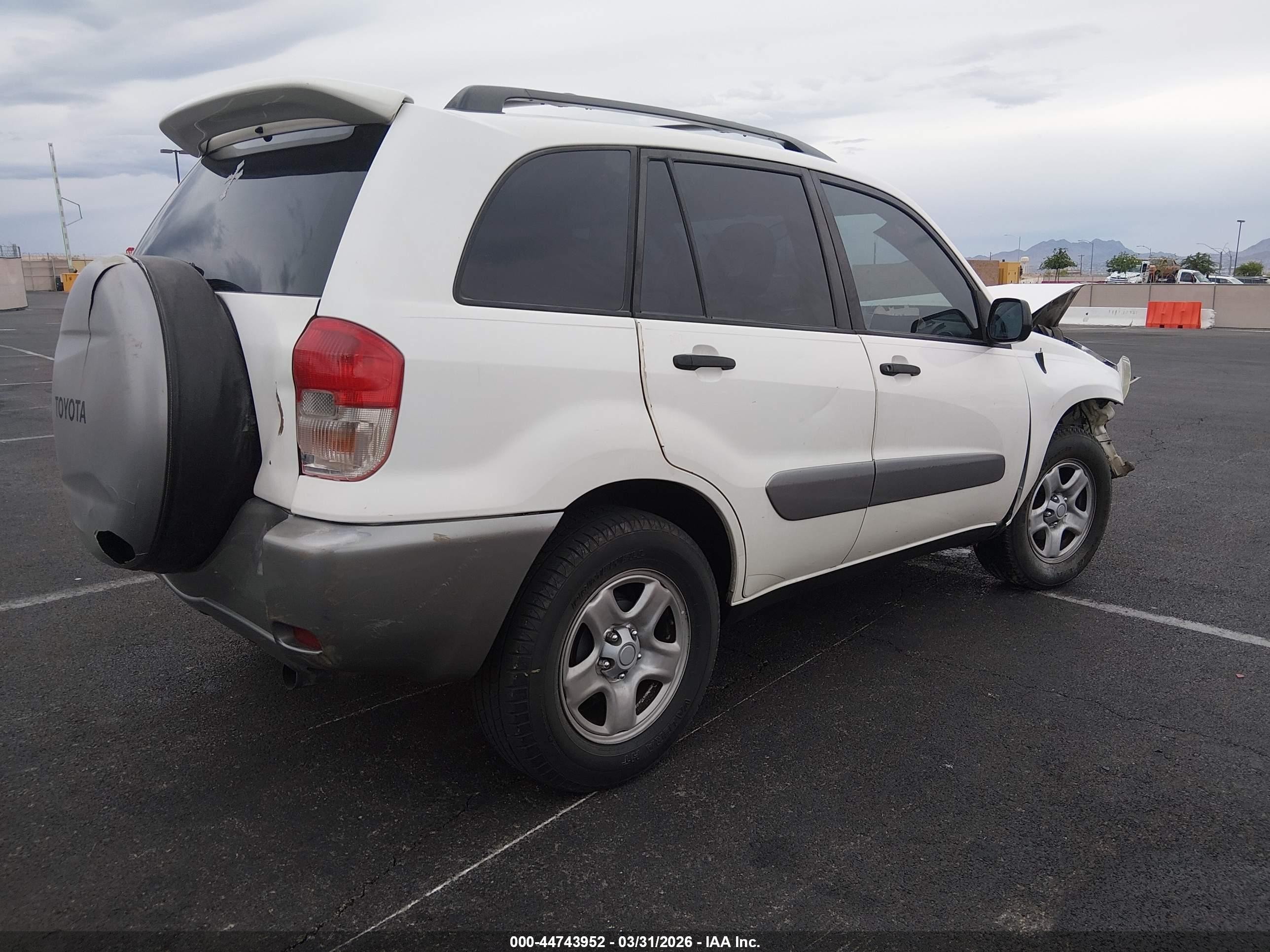 2003 Toyota Rav4   White vin: JTEGH20V130090435
