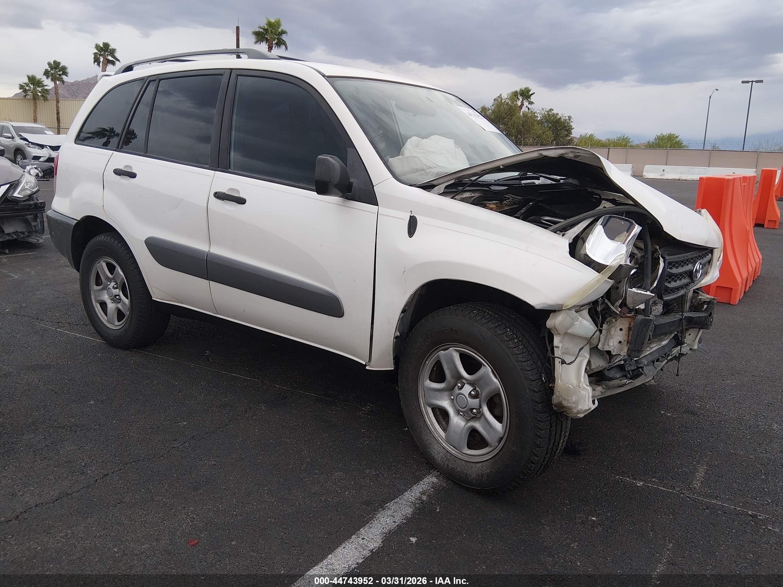 2003 Toyota Rav4   White vin: JTEGH20V130090435