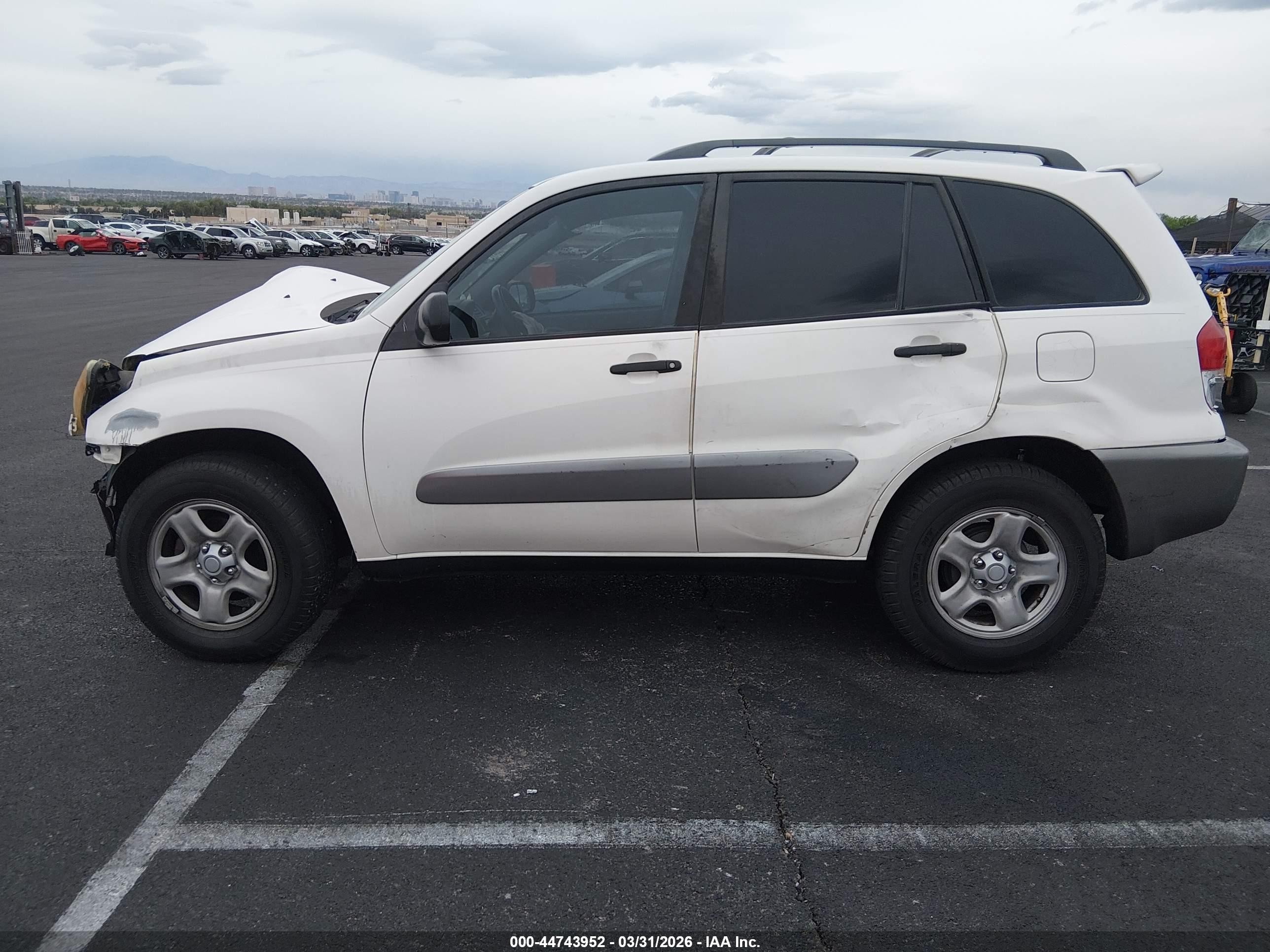 2003 Toyota Rav4   White vin: JTEGH20V130090435