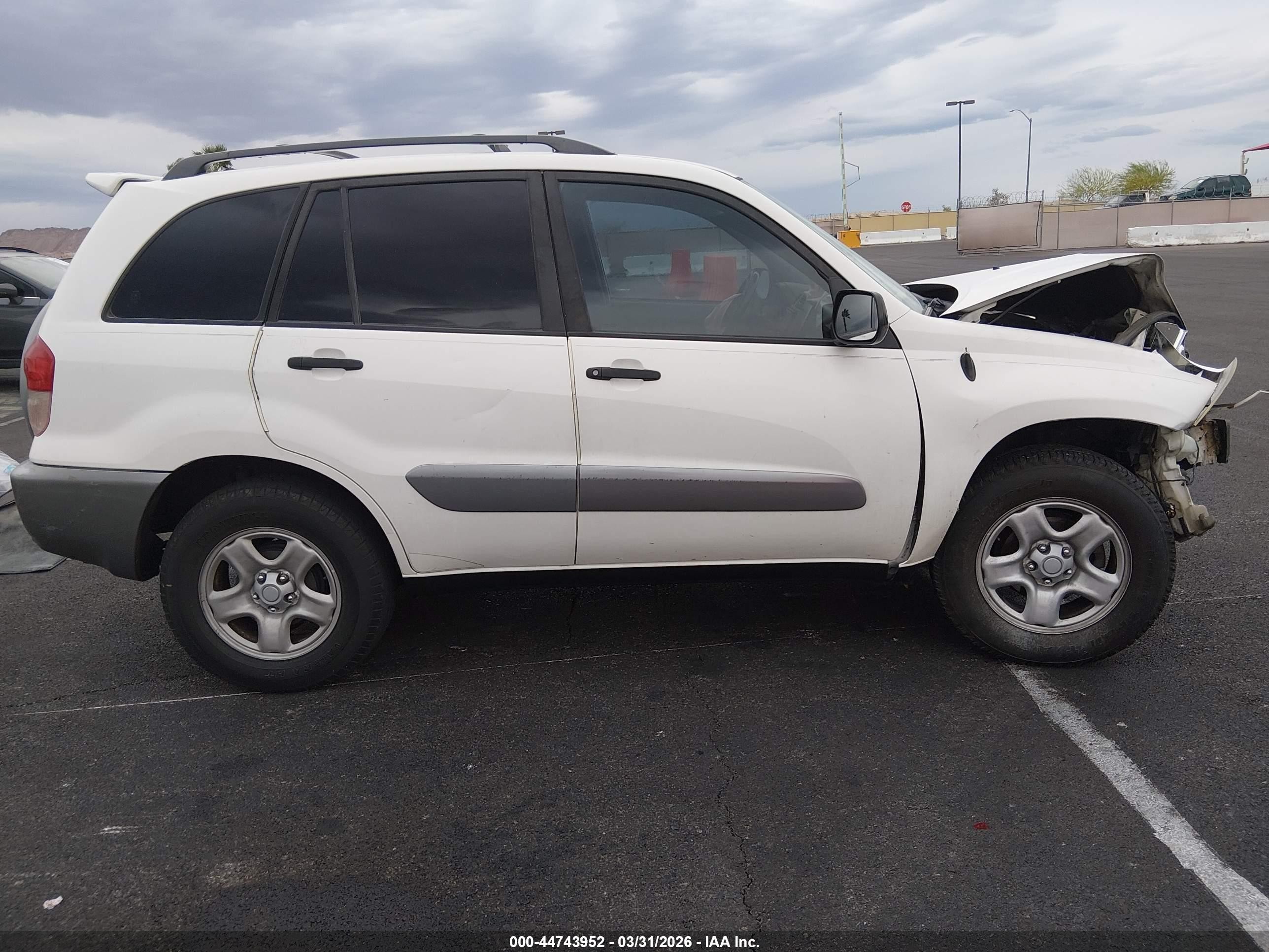 2003 Toyota Rav4   White vin: JTEGH20V130090435