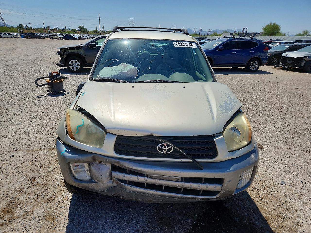 2003 Toyota Rav4 Base Silver vin: JTEGH20V130109338