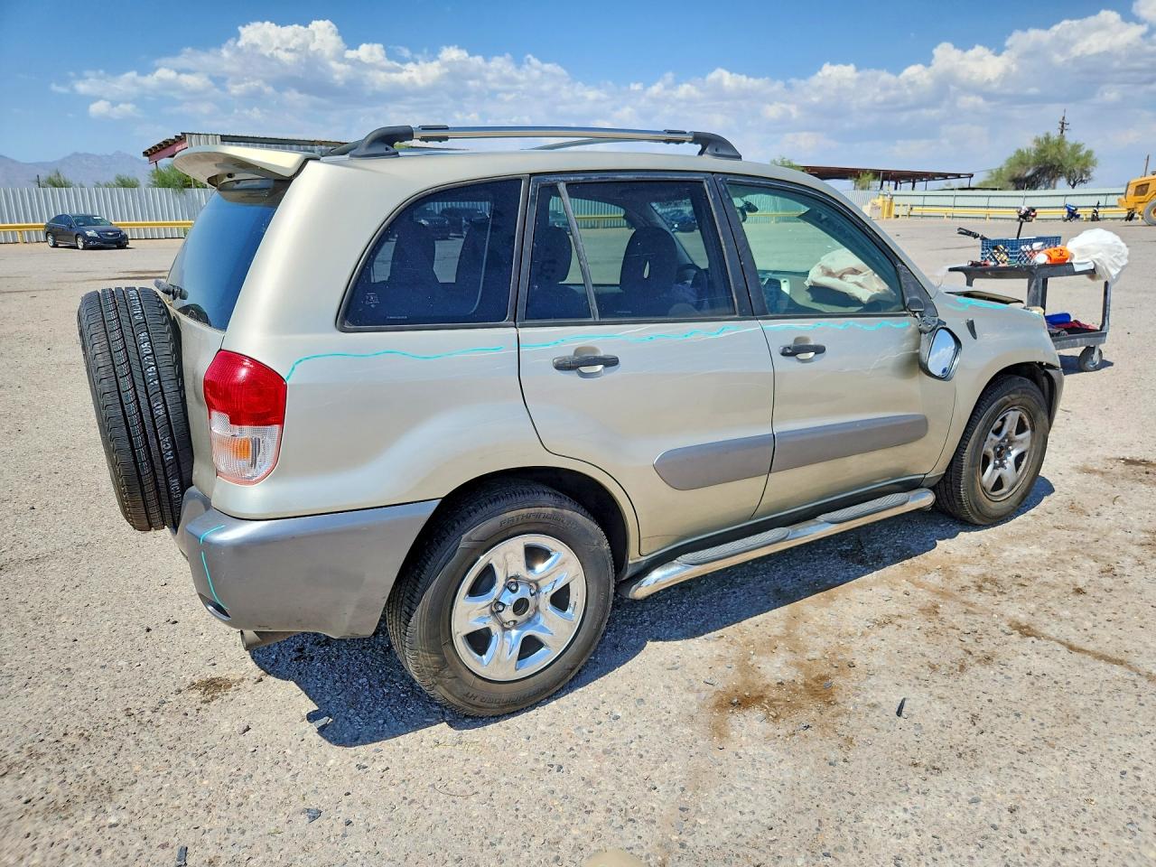 2003 Toyota Rav4 Base Silver vin: JTEGH20V130109338